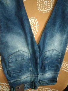 Dark Blue J Distressed joggers Jeans Size 30 With