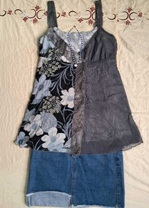Heart Shape Chiffon Top