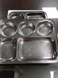 Compartment Stainless Steel Thali 2 Set