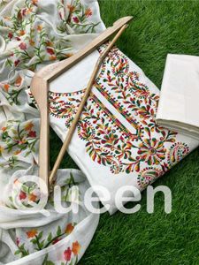 Cotton Unstitched Dress Set