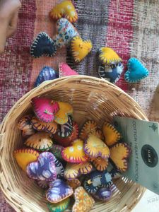 Heart Cotton Decorative Brooch