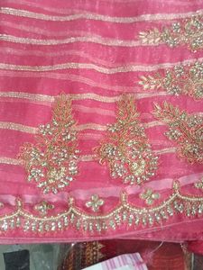 Elegant Pink Saree
