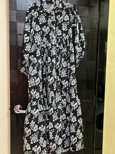 black full flair gown