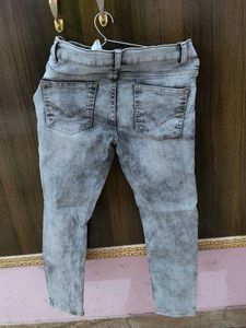 Gray Denim Jeans