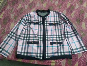 Pink Plaid Jacket