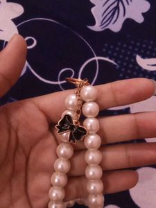 Pearl Bead Charm Keychain