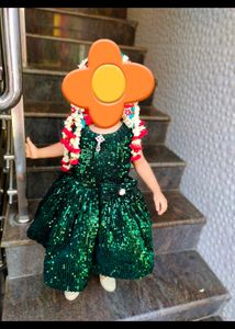 Party Wear Sequence Frock Today Offer Reduced