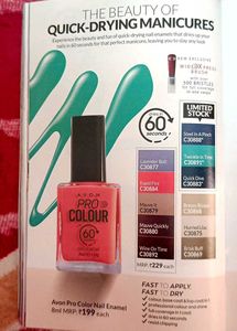 Avon Pro Color Nail Paints Set Of 2