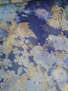 Unstitched Dress Material With Organza Duptta