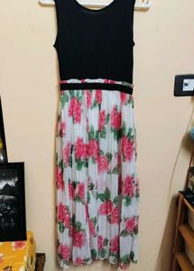 Floral Print ankle length Maxi Dress