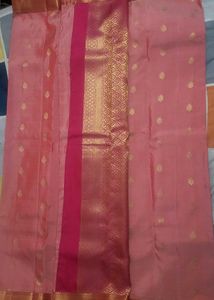 Elegant Pink Saree with Blouse