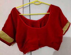 Striped Readymade Saree Blouse