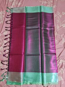 New Elegant Semi Silk Soft Saree