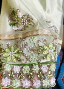 Fluorescent Green /festive&amp;wedding wear suit set .