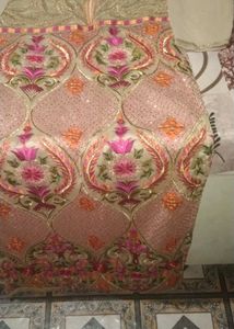 Cream &amp; Gold Dupatta