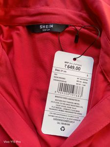 Chic Red Shirt Dress