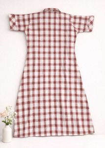 Red &amp; White Checkered Dress