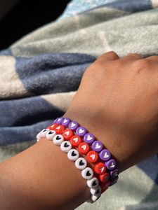 heart shaped Beaded Bracelet Set (1 piece)