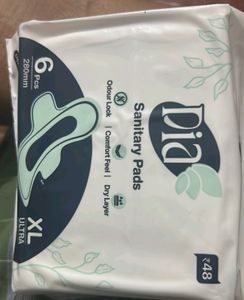 Dia Sanitary Pads - 6 Count