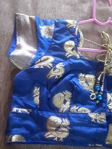 Blue &amp; Gold Blouse