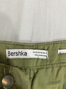 cargo bershka pant green