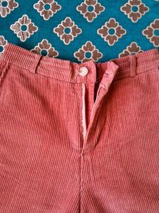Peach Corduroy Pants