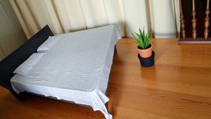 Floral Print Cotton Blend Bedding Set with Pillowc