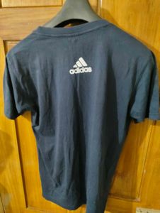 Adidas Logo Navy T-Shirt