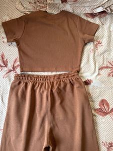 Cute Brown Co-ord Set