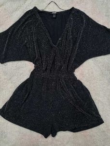 Sparkly Black Romper
