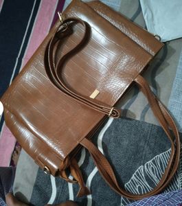 Stylish Brown Tote Bag