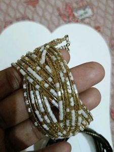 Beaded Coil Bracelets - Set of 2