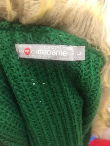 MADAME Fur Neck Woollen Jacket