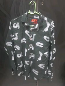 Abstract Print Shirt