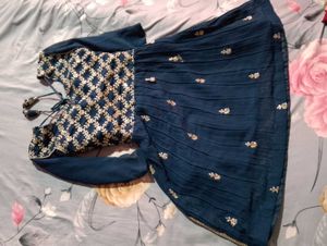 Petrol Colour Afgani Salwar Suit