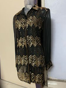 Embroidery Work &amp; Full Sequence One Piece