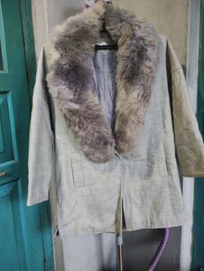 Fur Coat Free Size Dropped Shoulder