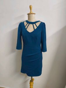 Elegant Teal Midi Dress