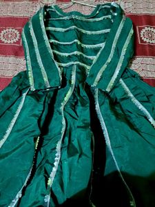 Green Ethnic Gown