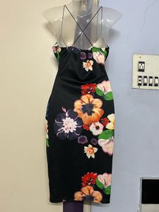 Pintrest Floral Print Bodycon Dress