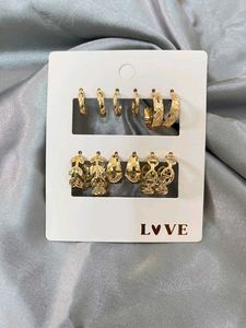 6 Combo Earrings