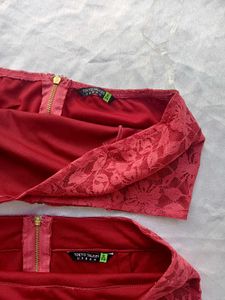 Red Co-ord  Set