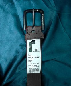 Woodland Brown Leather Belt