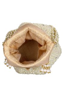 Elegant Pearl Potli Clutch /Exclusive Party Bag