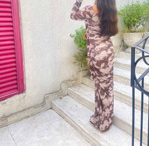 Tie-Dye Bodycon  Dress