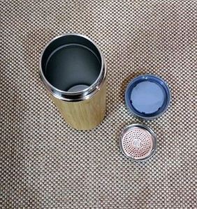 Bamboo Stainless Steel  Flask Water Bottle