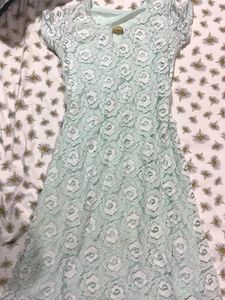 Midi Iceblue Dress Classy At Lowrate