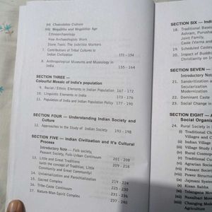 Indian Anthropology Book