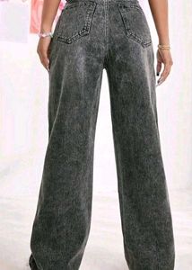 Charcoal Baggy Jeans