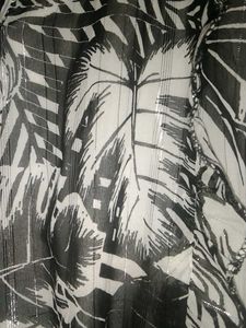 Tropical Print Midi Dress